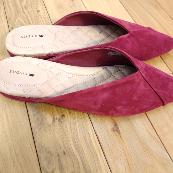 Pink/purple Birdie Swan mule flats, size 8.5 - Picture 6 of 10